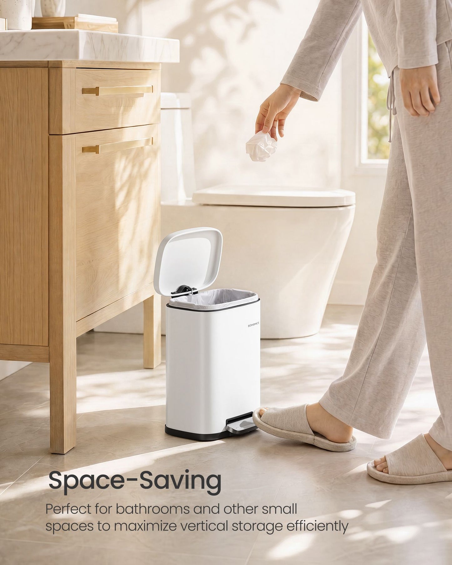 Small Bathroom Trash Can - image 11