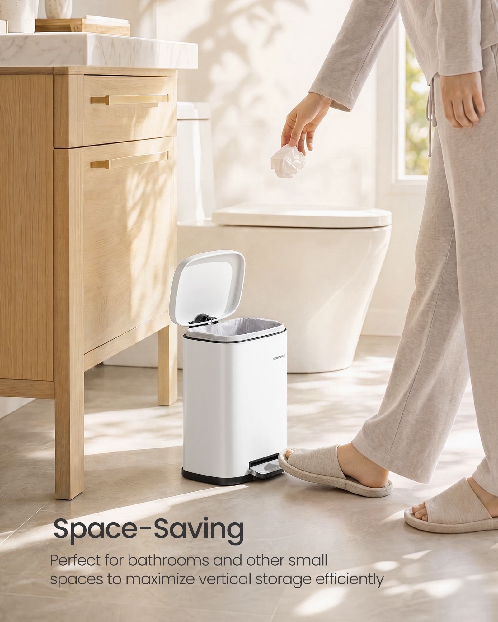 Small Bathroom Trash Can - image 11