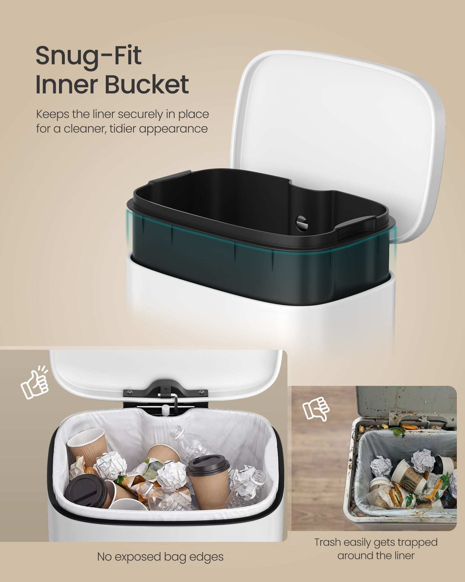 Small Bathroom Trash Can - image 12