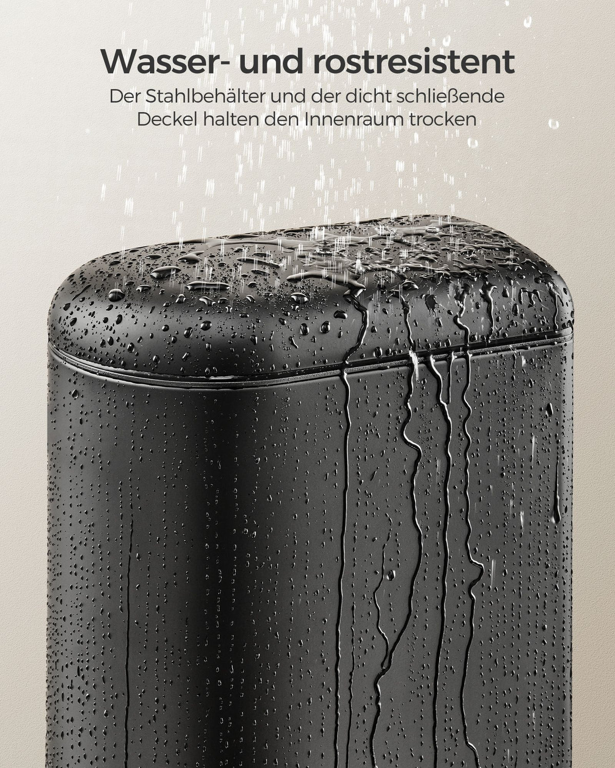 10L Small Pedal Bathroom Bin with Lid