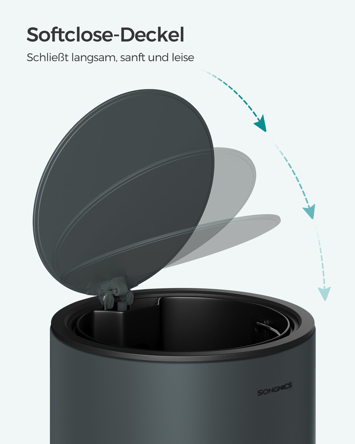3L Step Bathroom Trash Can