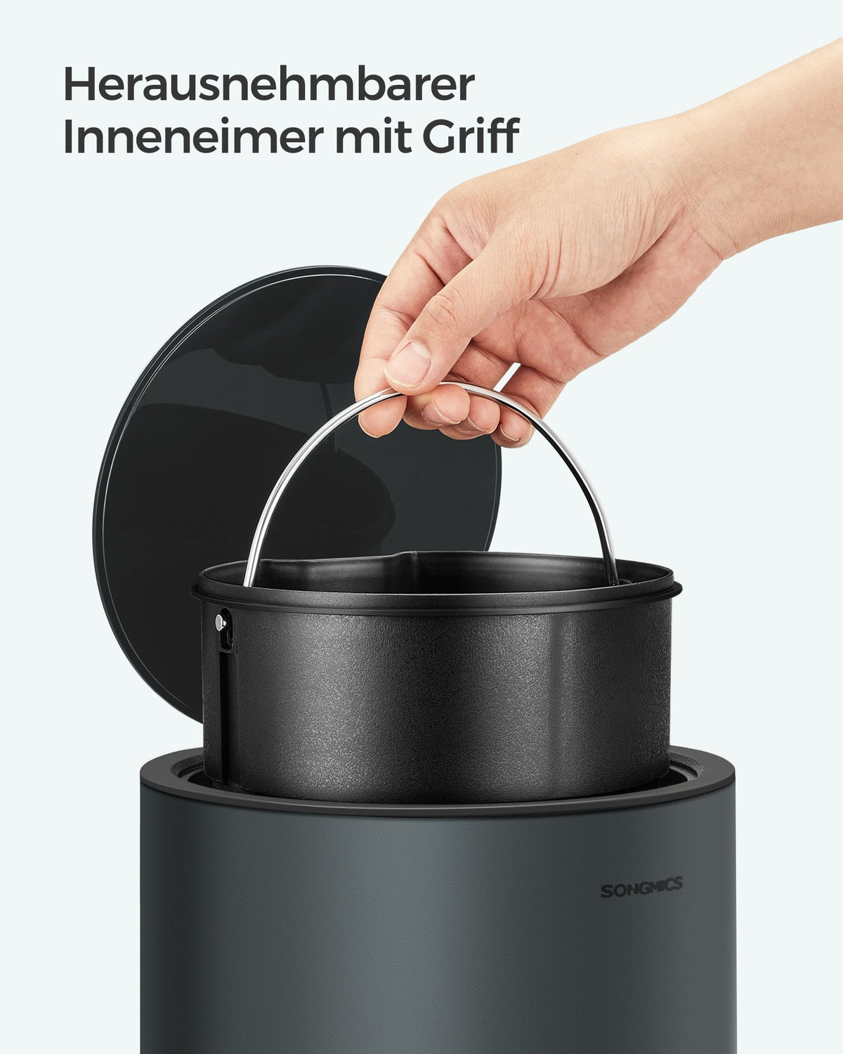3L Step Bathroom Trash Can