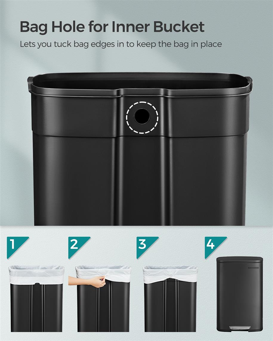 13 Gallon (50 L) Trash Can