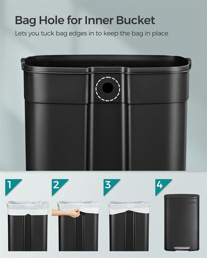 13 Gallon (50 L) Trash Can