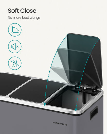 3 Compartments Dustbin - image 48