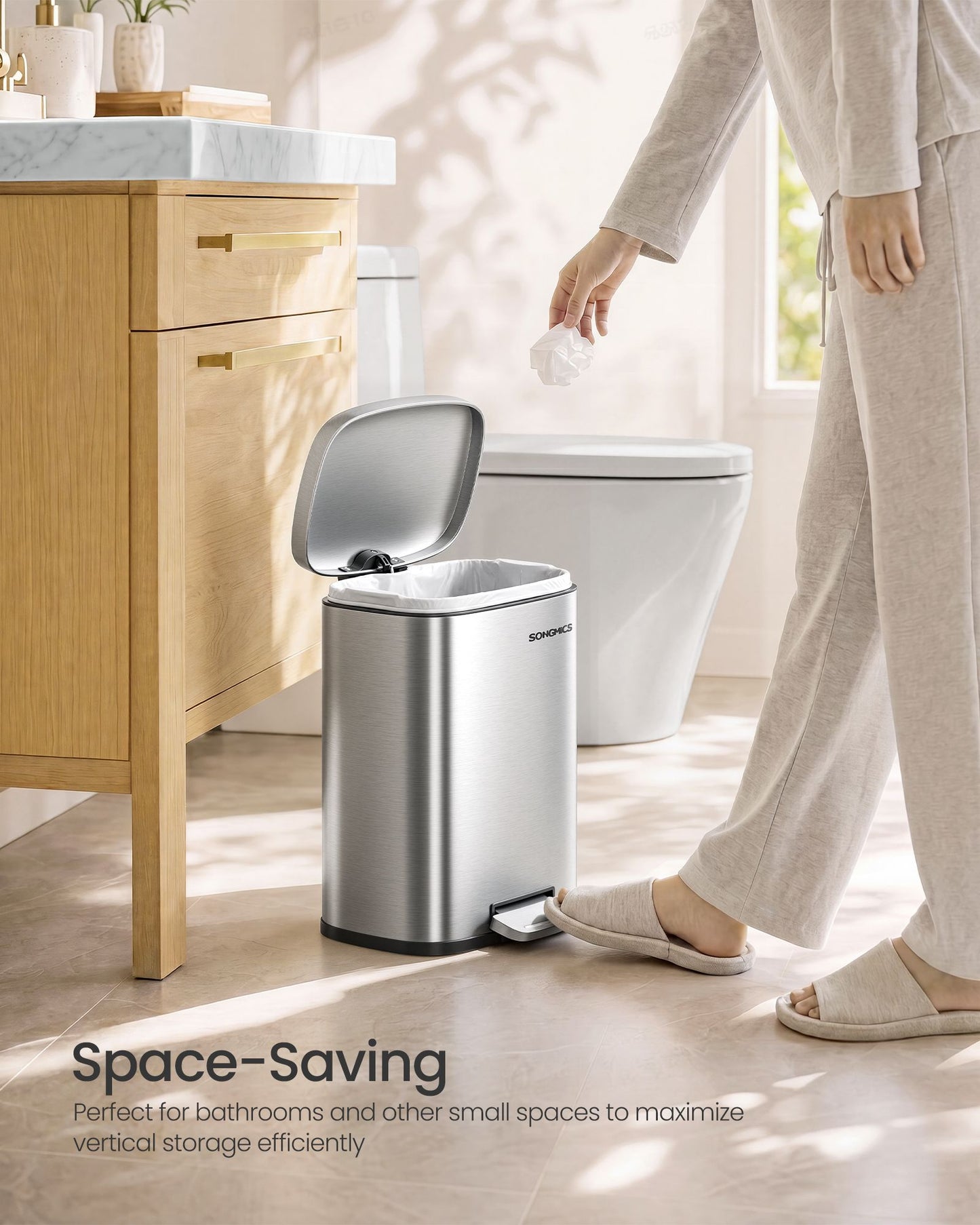 tainless Steel Trash Can - image 2
