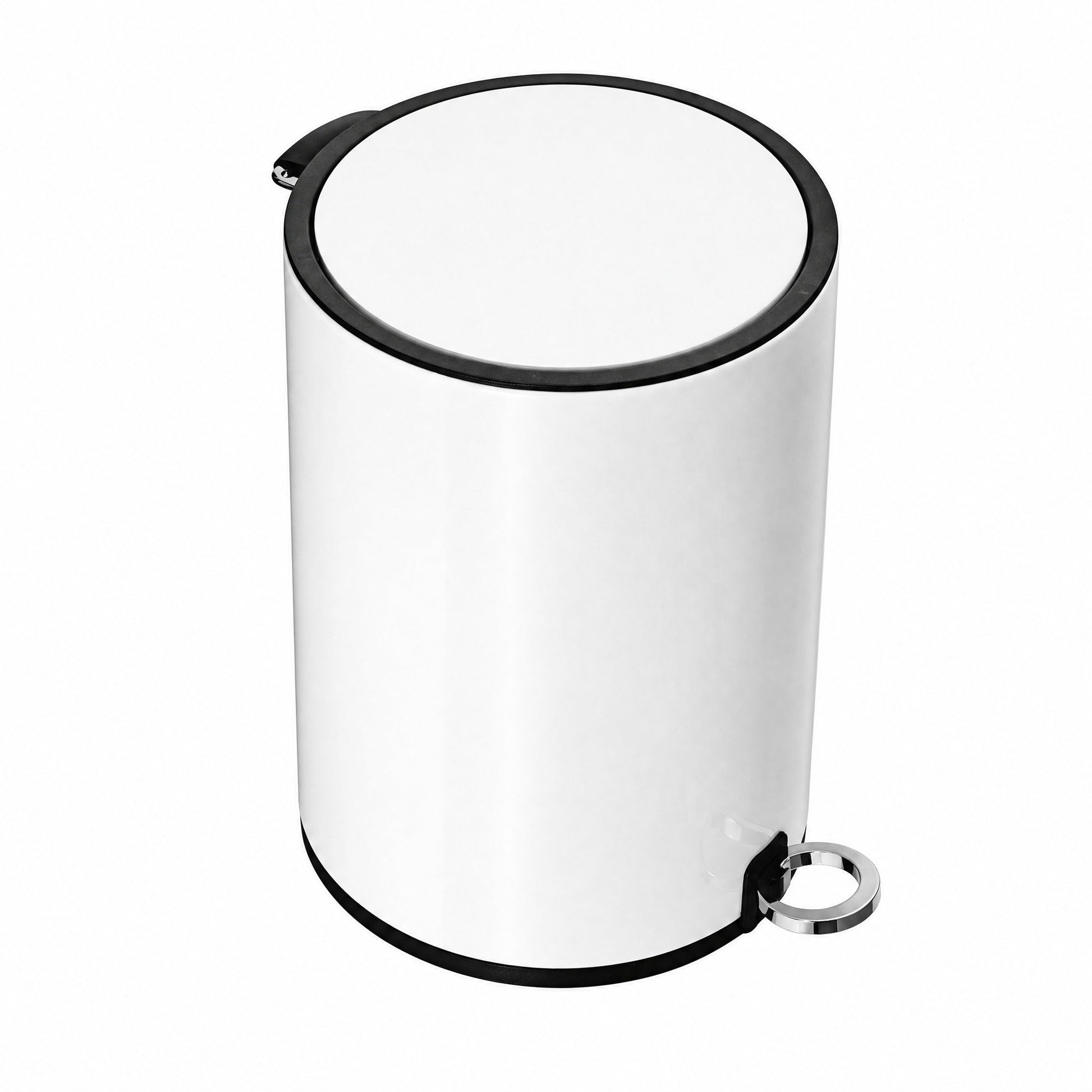3L Bathroom Bin with Lid, Toilet Waste Bin, Soft Close - image 1