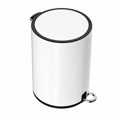 3L Bathroom Bin with Lid, Toilet Waste Bin, Soft Close - image 1