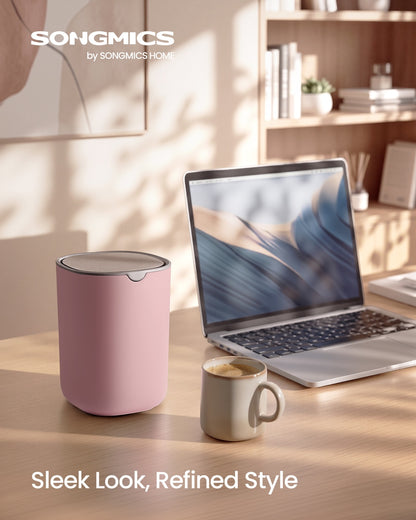 Mini Desk Trash Can with Lid - image 10