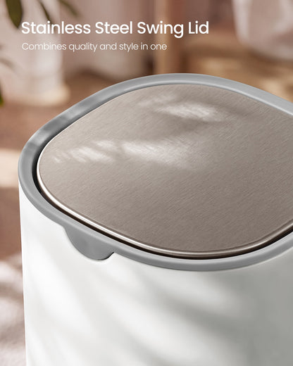Mini Desk Trash Can with Lid - image 8
