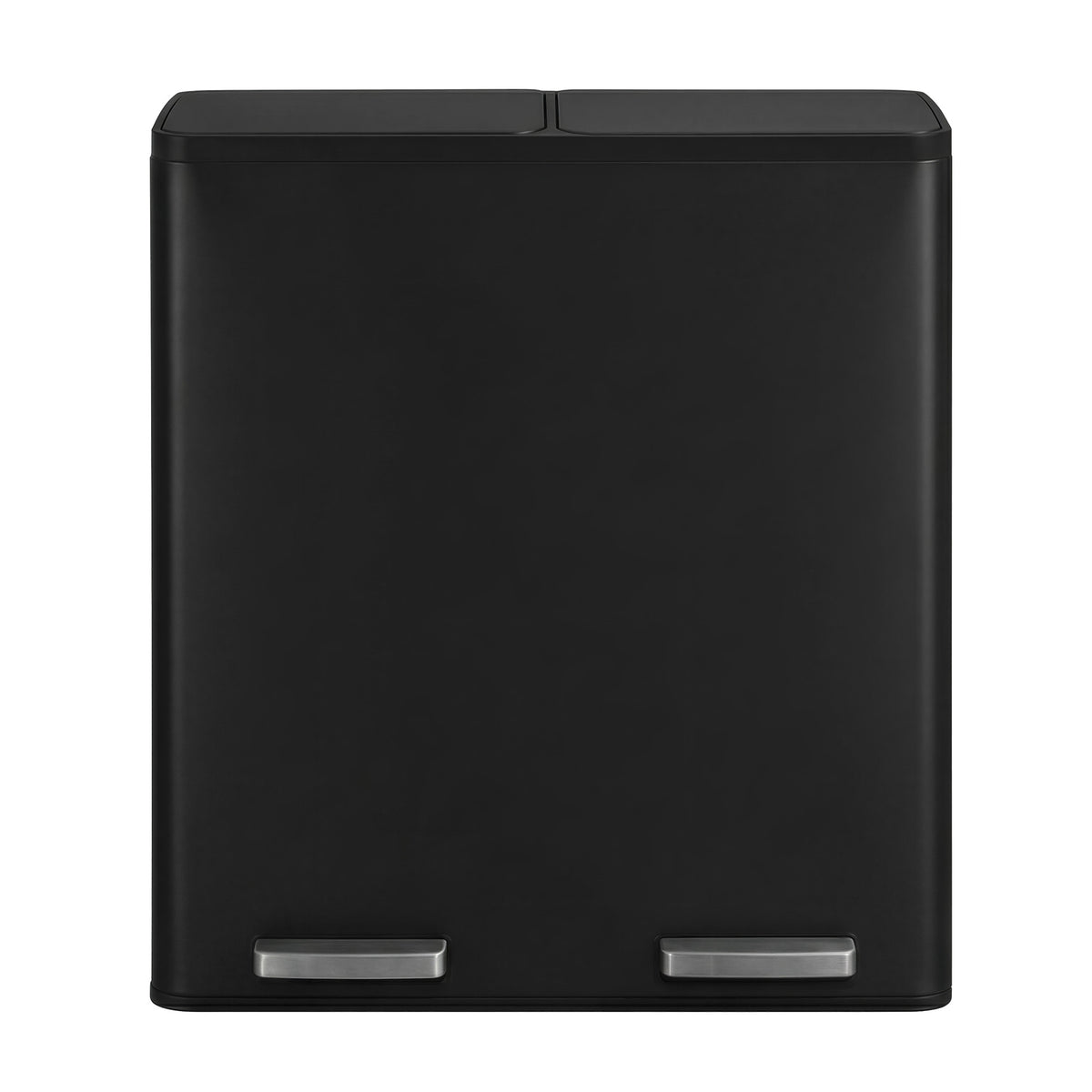 Steel Kitchen Bin with Two 30 L Compartments