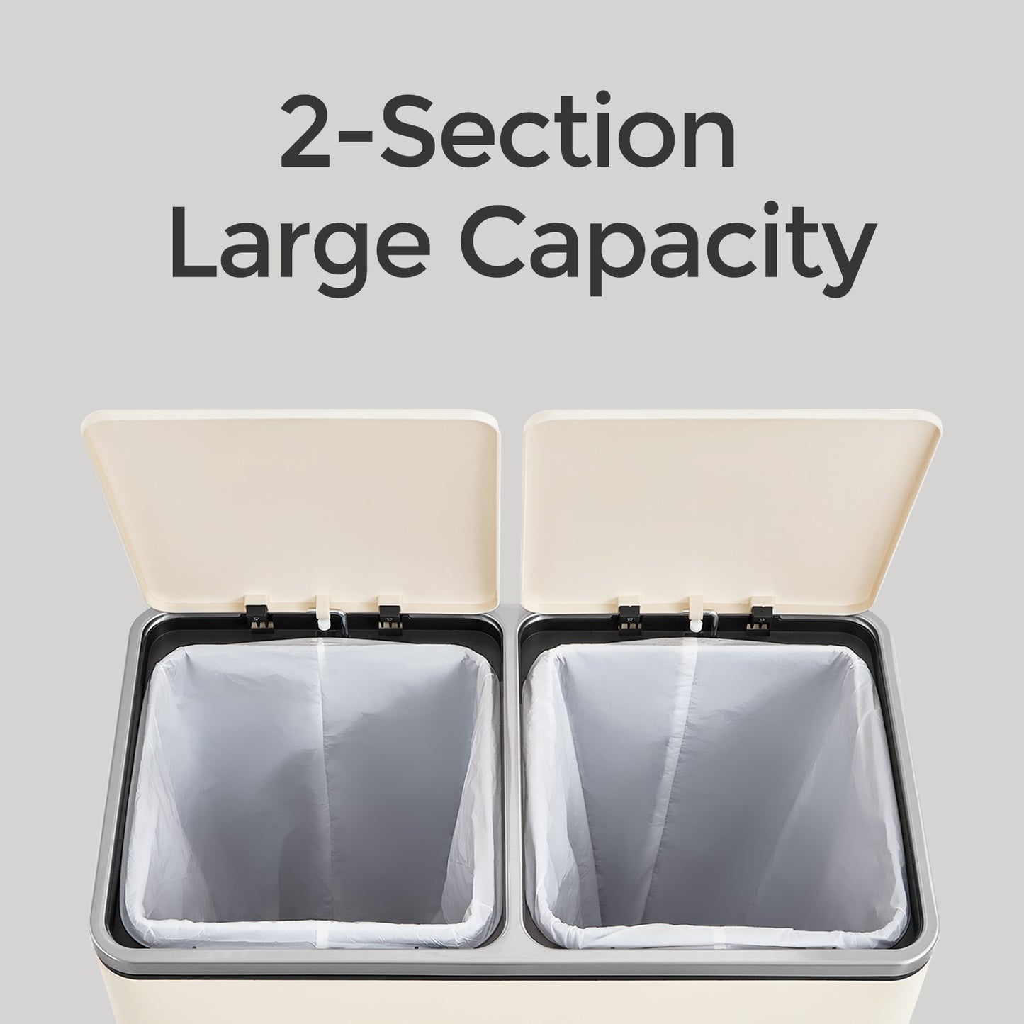 2 x 8 Gallon (2 x 30 L) Trash Can for Kitchen