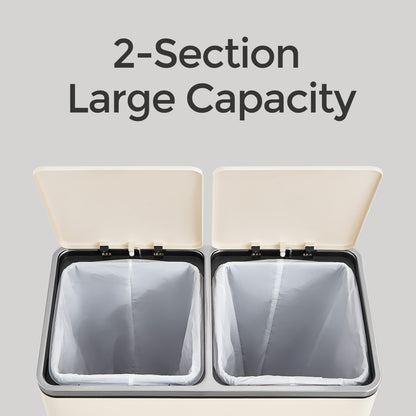 2 x 8 Gallon (2 x 30 L) Trash Can for Kitchen