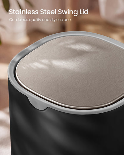 Mini Desk Trash Can with Lid - image 8