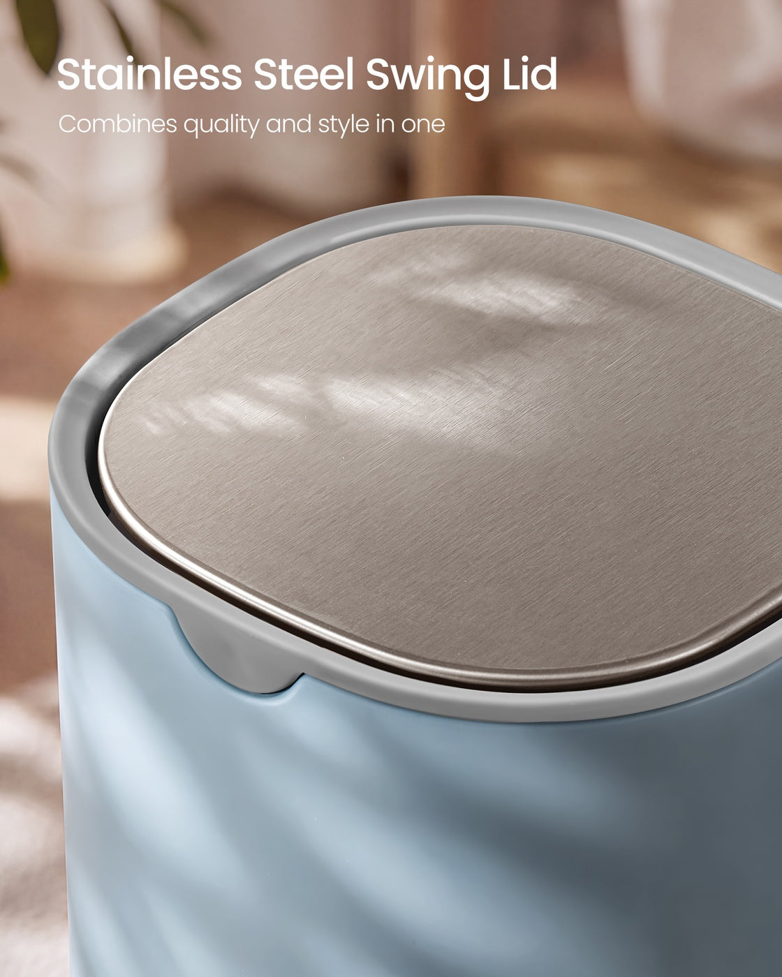 Mini Desk Trash Can with Lid - image 24