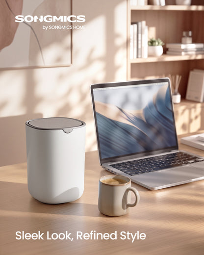 Mini Desk Trash Can with Lid - image 10