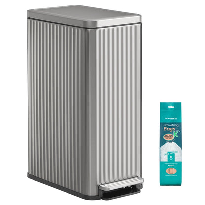 50 L Steel Kitchen Bin with Pedal and Soft-Close Lid - image 28