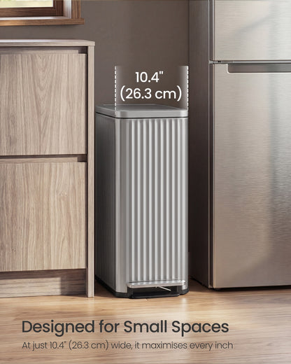 50 L Steel Kitchen Bin with Pedal and Soft-Close Lid - image 32