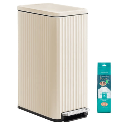 50 L Steel Kitchen Bin with Pedal and Soft-Close Lid - image 19
