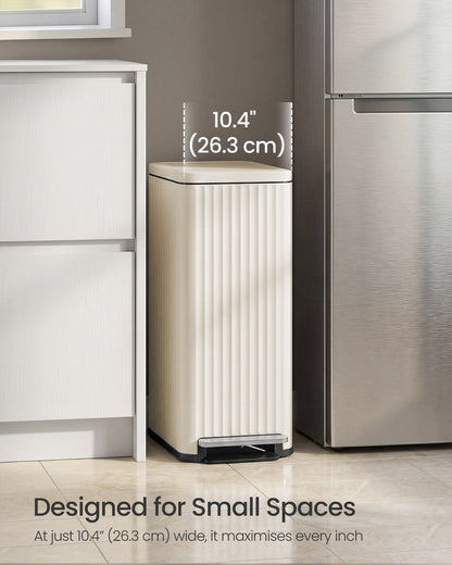 50 L Steel Kitchen Bin with Pedal and Soft-Close Lid - image 23