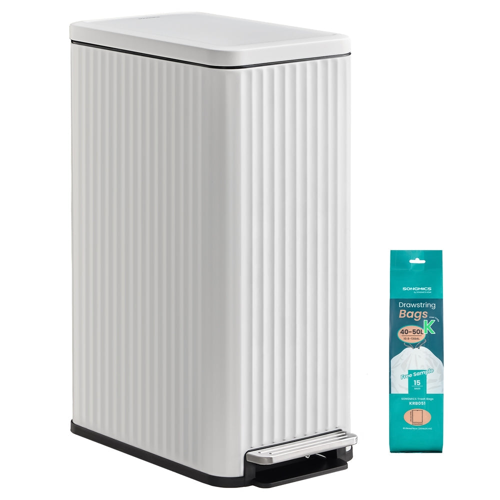 50 L Steel Kitchen Bin with Pedal and Soft-Close Lid - image 10