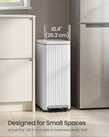 50 L Steel Kitchen Bin with Pedal and Soft-Close Lid - image 14