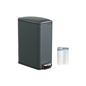 13-Gallon (50 L) Garbage Can for Narrow Spaces with Soft-Close Lid