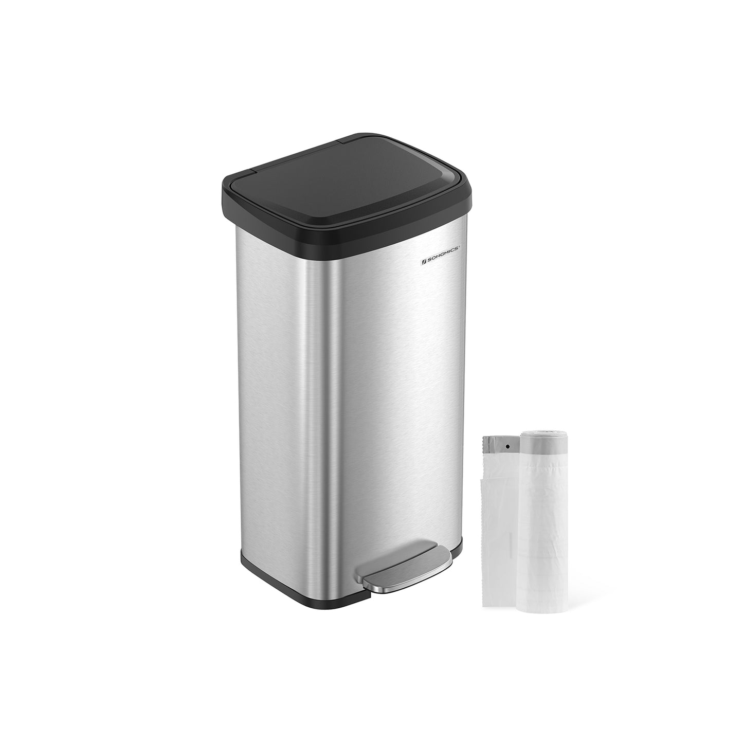 18-Gallon Stainless Steel Garbage Can