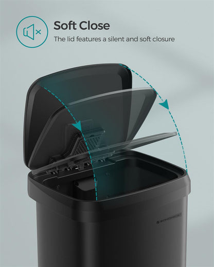 13-Gallon Stainless Steel Trash Can