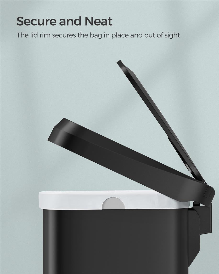 13-Gallon Stainless Steel Trash Can