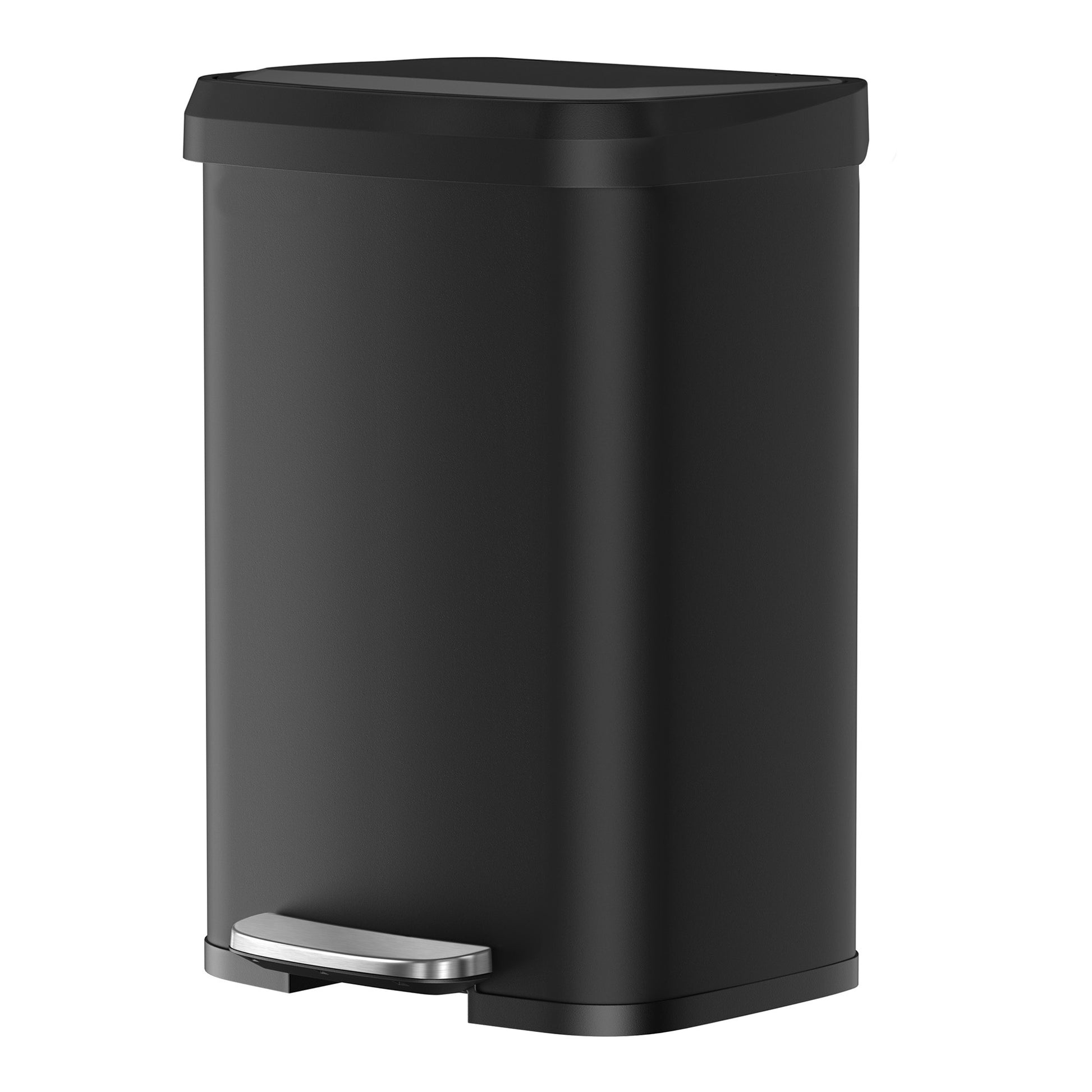 68L Kitchen Rubbish Bin, Metal Waste Pedal Bin with Lid, Tall and Large - image 8
