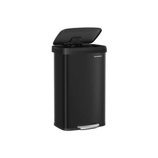 Kitchen Trash Can, 21 Gallon (80 L) Stainless Steel Garbage Can, with Stay-Open Lid and Step-on Pedal