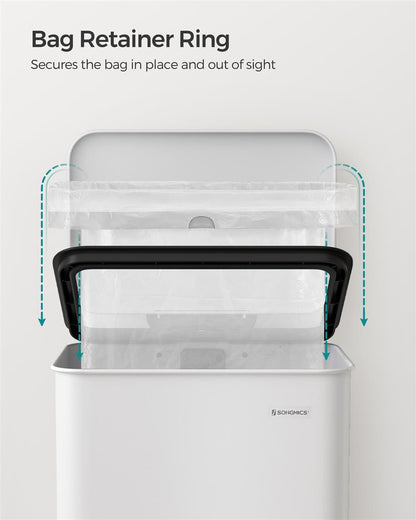 10.5 Gallon Kitchen Trash Can with Lid