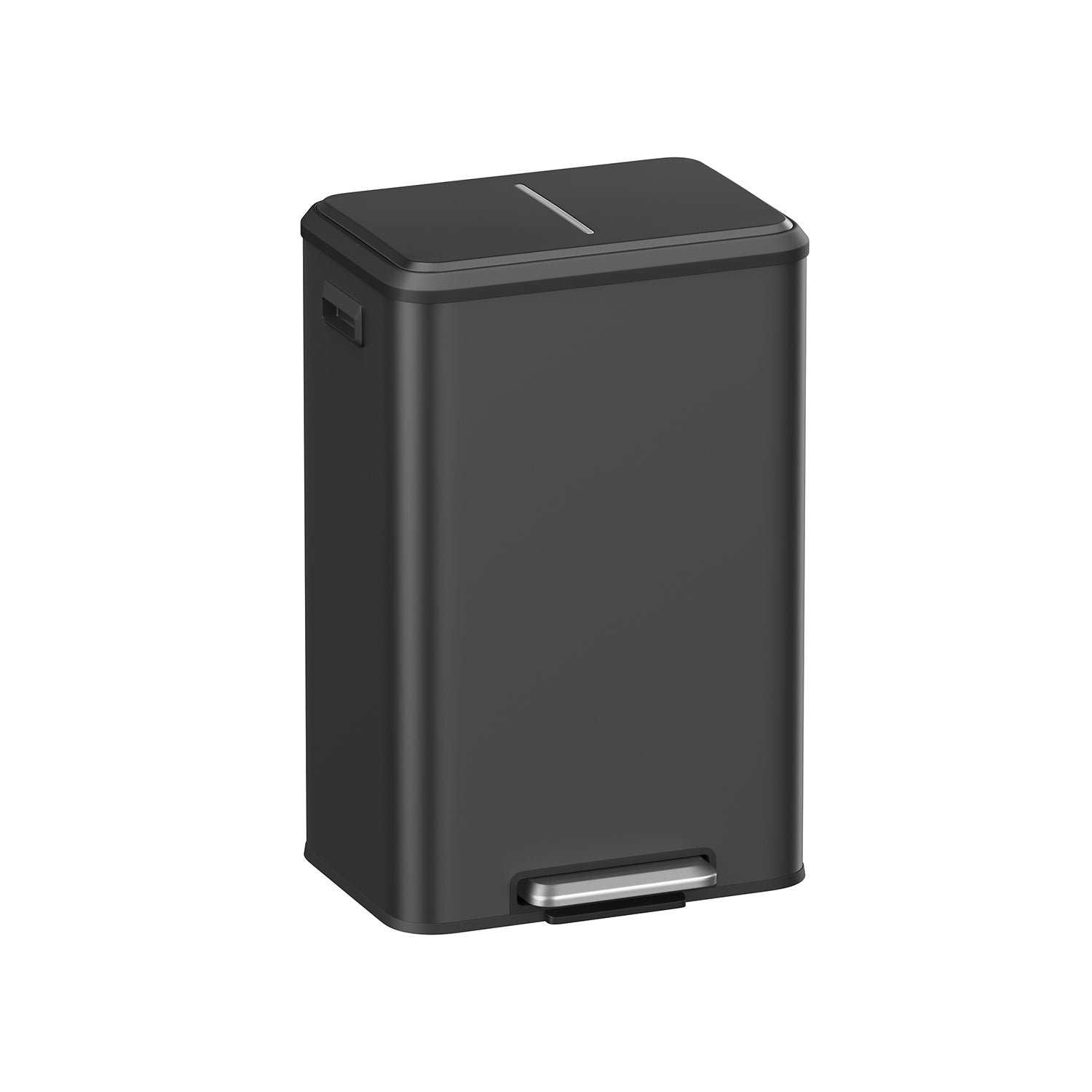 10.5-Gallon (40L) Kitchen Trash Can with Lid and Wide Foot Pedal