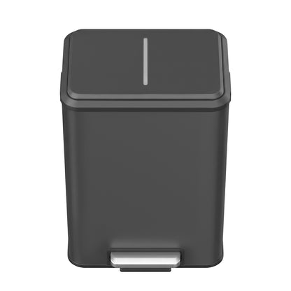 2 x 15 L Kitchen Bin for Recycling and Waste, Rubbish Bin, Soft-Close Lid - image 19