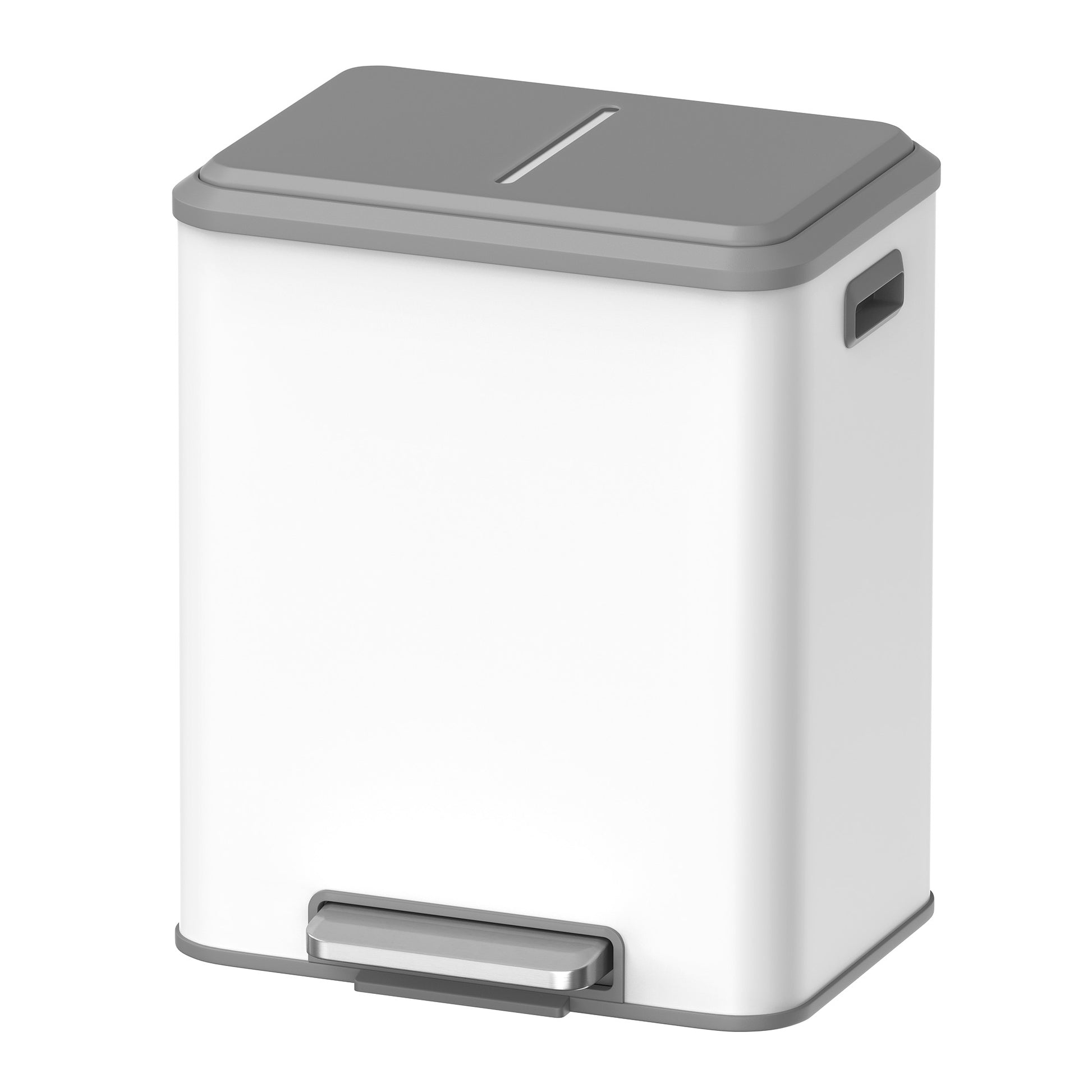 2 x 15 L Kitchen Bin for Recycling and Waste, Rubbish Bin, Soft-Close Lid - image 10