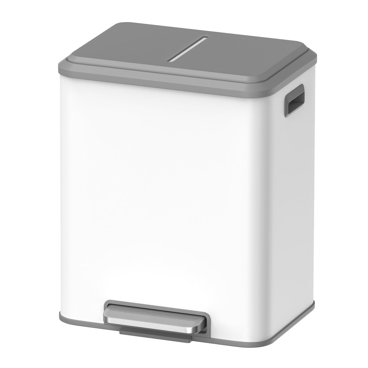 2 x 15 L Kitchen Bin for Recycling and Waste, Rubbish Bin, Soft-Close Lid - image 9