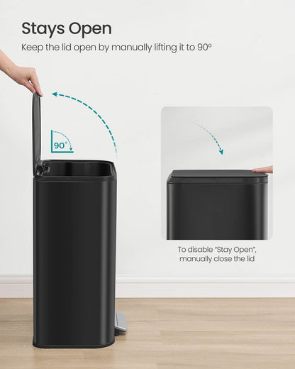 13-Gallon (50 L) Trash Can Can with Lid