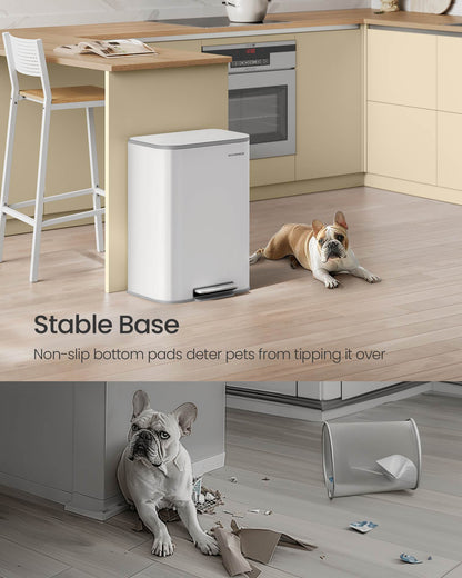13-Gallon (50 L) Trash Can Can with Lid