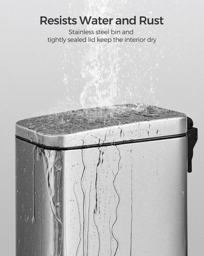 1.3 Gallon Small Trash Bin with Lid - HWLEXTRA 