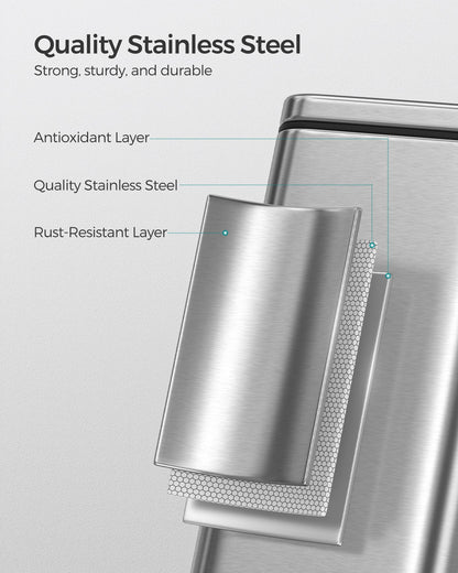 1.3 Gallon Small Trash Bin with Lid - HWLEXTRA 
