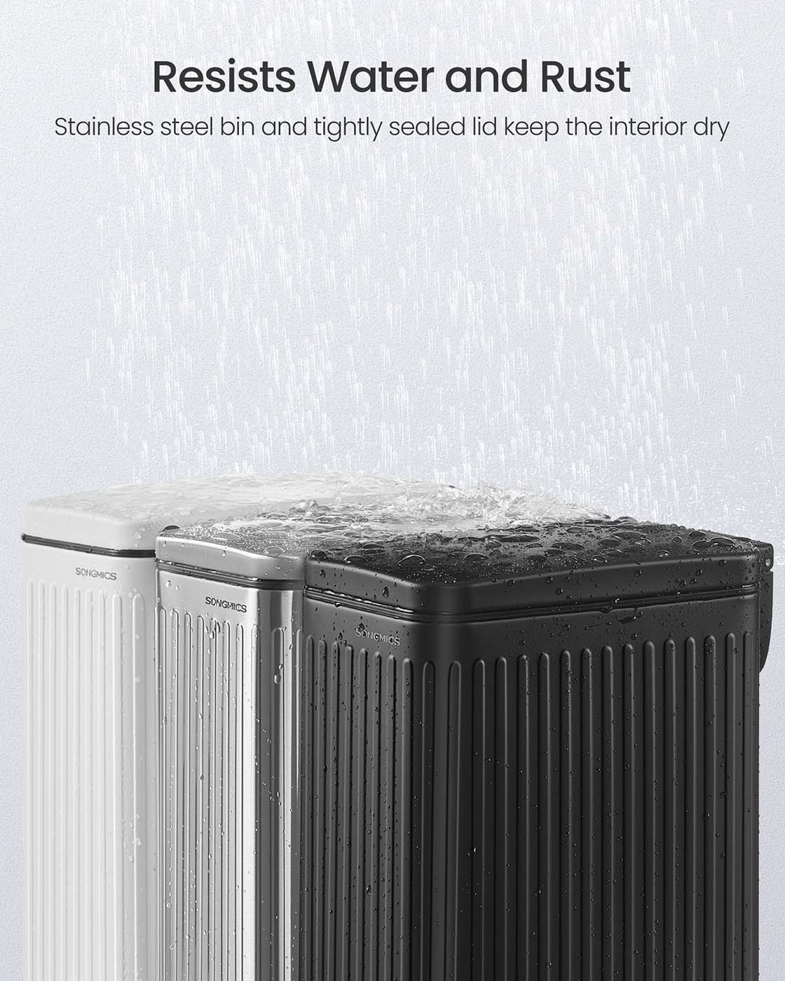Bathroom Trash Can with Lid