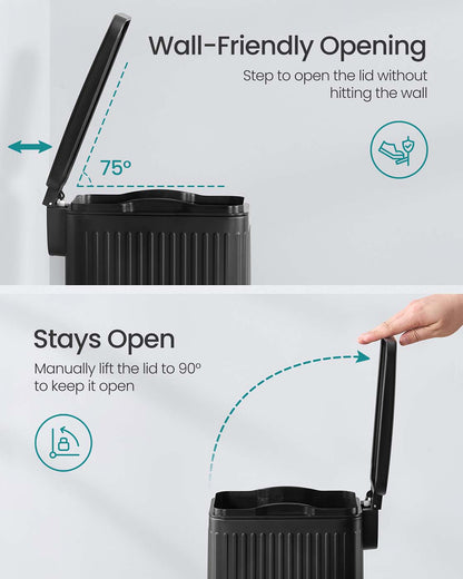 Bathroom Trash Can with Lid