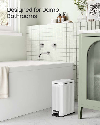 Bathroom Trash Can with Lid