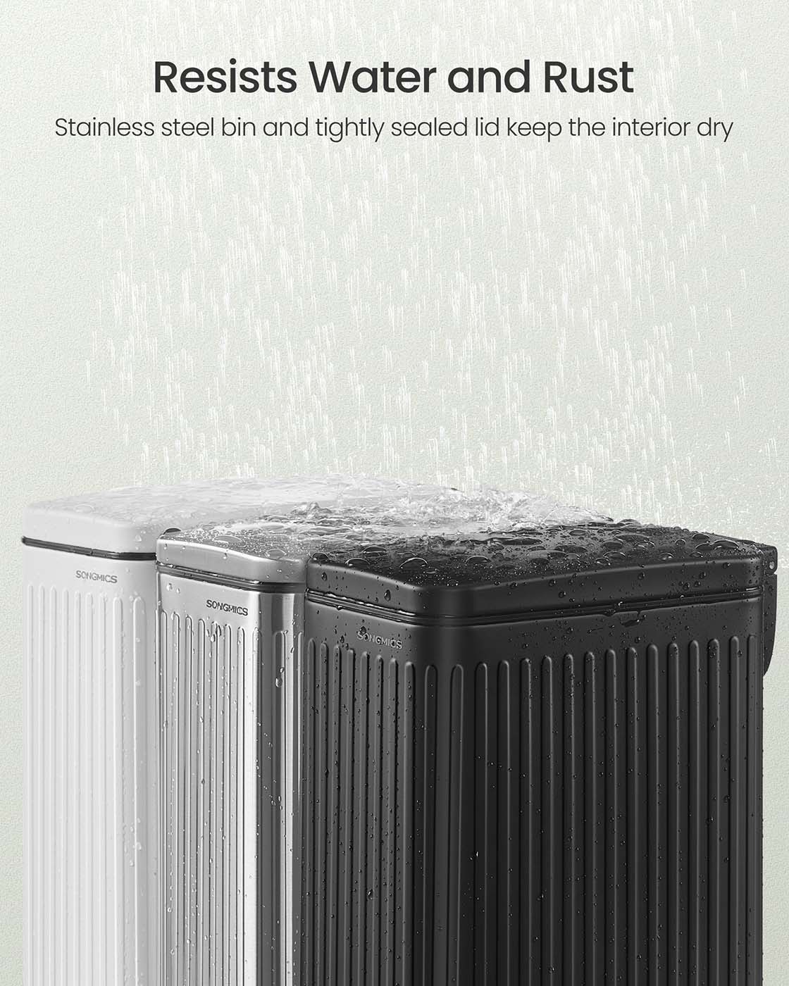 Bathroom Trash Can with Lid