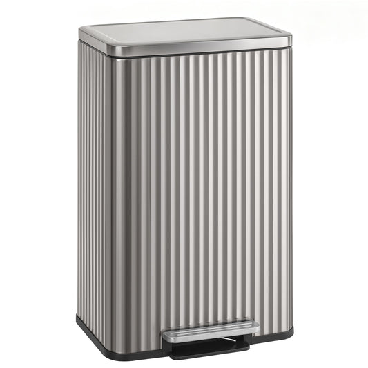 Trash Can, 13 Gallon (50 L) Garbage Can for Kitchen