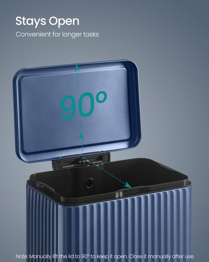 Trash Can, 13 Gallon (50 L) Garbage Can for Kitchen