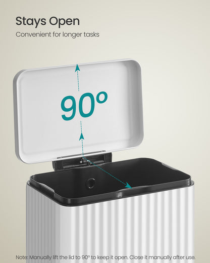 Trash Can, 13 Gallon (50 L) Garbage Can for Kitchen