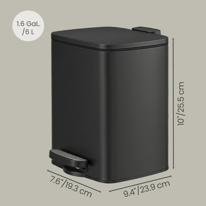 Trash Bin, Kitchen Bin, Steel Pedal - image 3