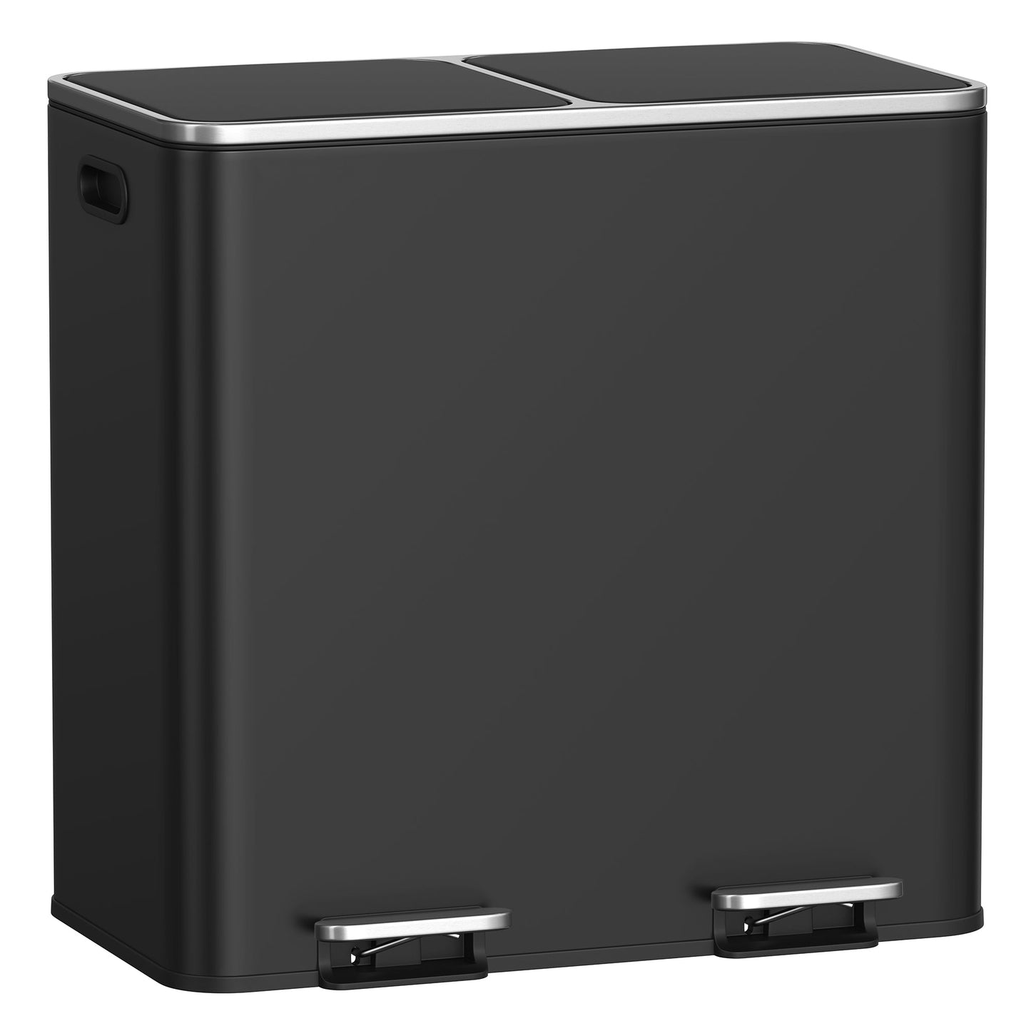 Trash Can with 2 Compartments for Kitchen - image 2